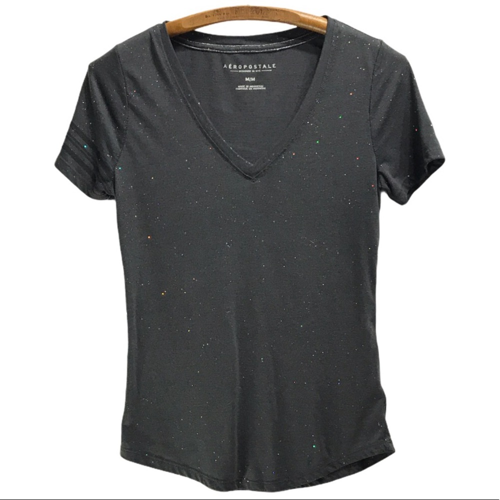 Aeropostale V-Neck Shimmer Tank - Picture 2 of 4